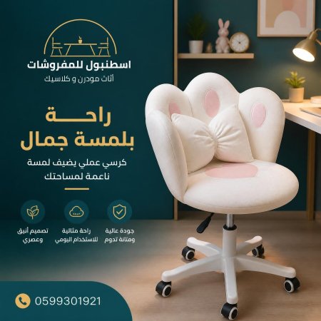 الكرسي الفاخر بلونين