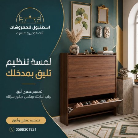خزانة احذية قلاب
